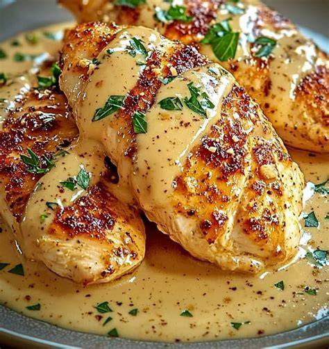 Salsa de queso cremosa para pollo