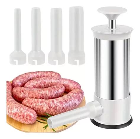 Máquina embutidora de chorizos caseros