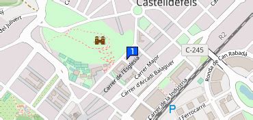 Mapa de ubicación de El Malecón de la Salsa y Bachata en Castelldefels