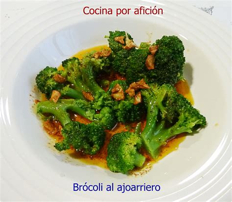 Brócoli cocido al ajoarriero