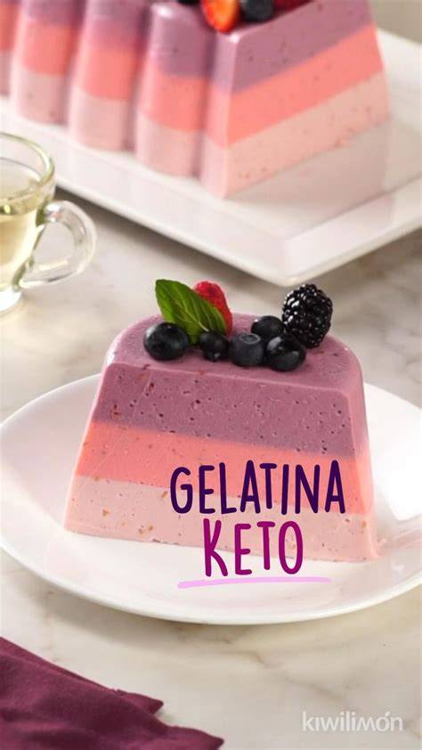 Ingredientes para gelatina de chocolate keto