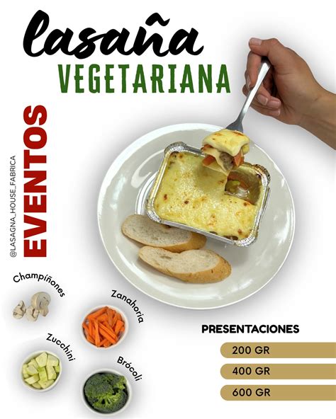 Lasaña lista para servir