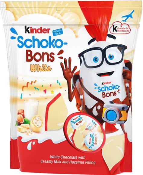 Envase de Kinder Schokobons White