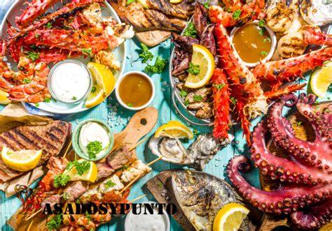 Pescados y mariscos a la parrilla