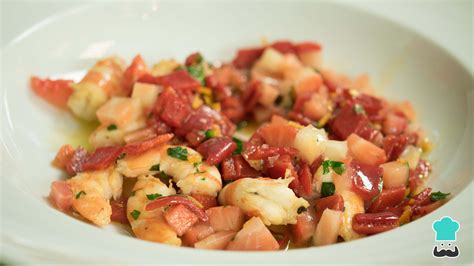 Langostinos salteados