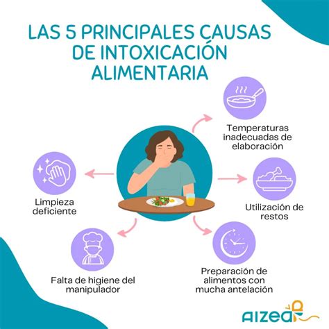 Esquema de las principales causas de intoxicación alimentaria por carne