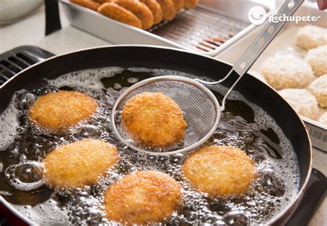 Esquema: Técnicas para freír croquetas