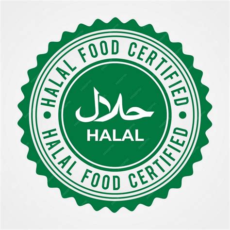 Etiqueta de ingredientes de un producto con sello halal