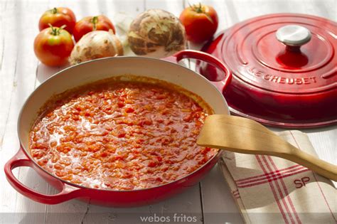 Guiso de tomate y cebolla para la coca