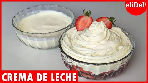 Crema de leche y queso crema batiéndose