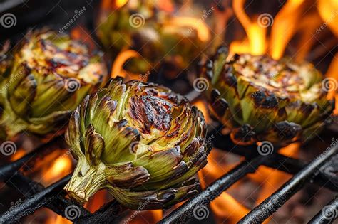 Plato de alcachofas a la parrilla