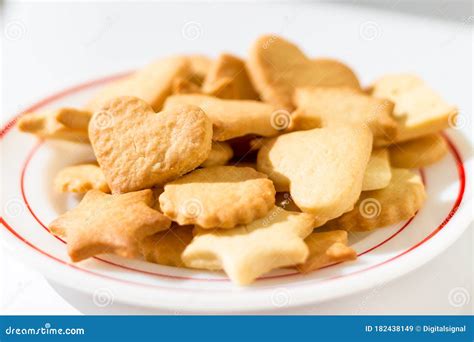 Galletas de mantequilla caseras en un plato