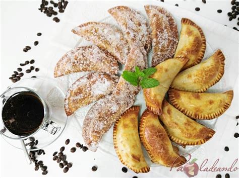 Empanadillas dulces de crema de café