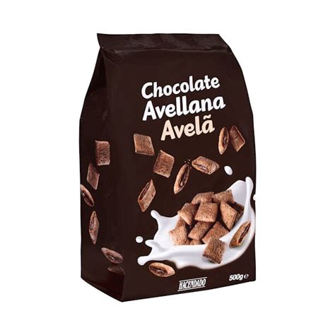 Cereales de chocolate y galletas