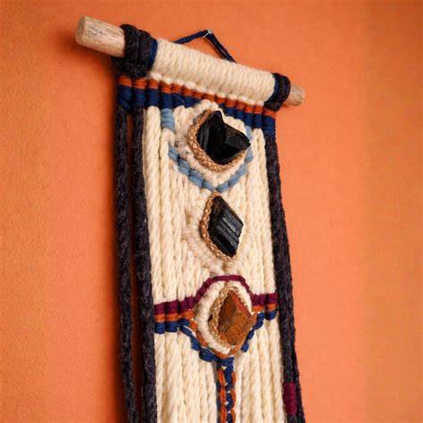 Partes de un tapiz artesanal