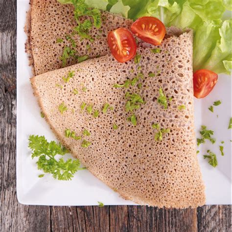 Crepe de trigo sarraceno relleno