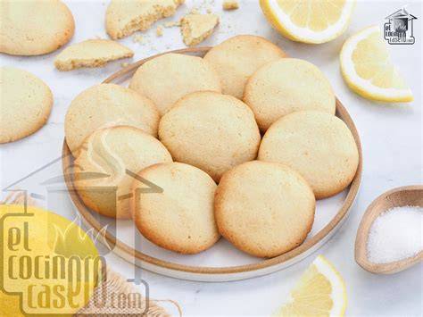 Ingredientes para galletas de miel y limón