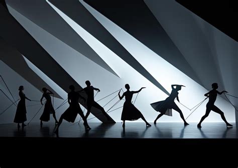 Escena de danza contemporánea con bailarines en un entorno minimalista
