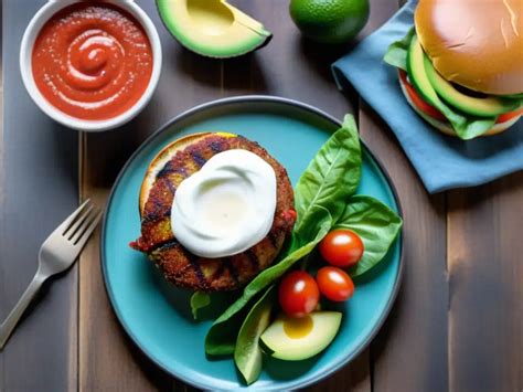 ingredientes frescos para una burger sin gluten saludable