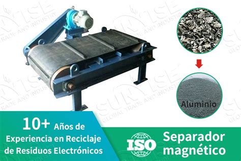 Separador magnético para alimentos del ganado