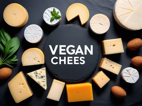 Variedad de quesos veganos en un supermercado