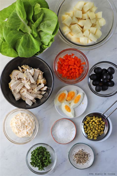 Ingredientes para salpicón murciano