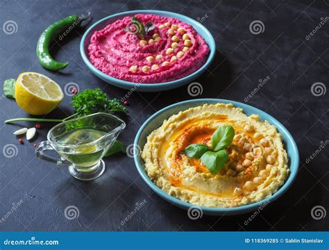 Diferentes tipos de hummus