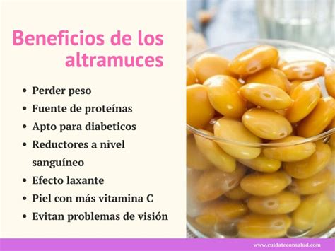 Propiedades y beneficios de los altramuces