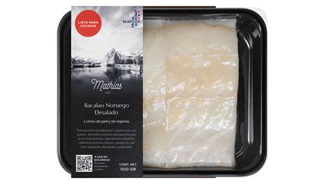 Bacalao desalado listo para cocinar