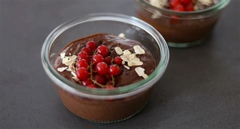 Pudin de aguacate y chocolate