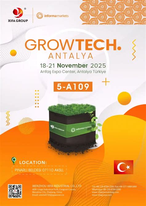 Infografía sobre la feria Growtech Antalya