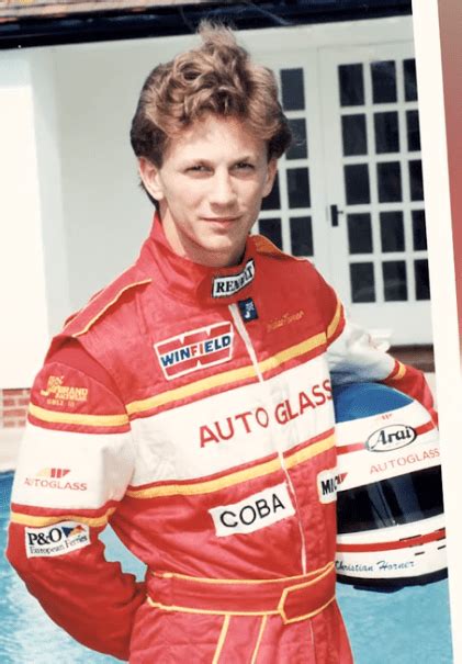 Christian Horner joven en sus años de piloto