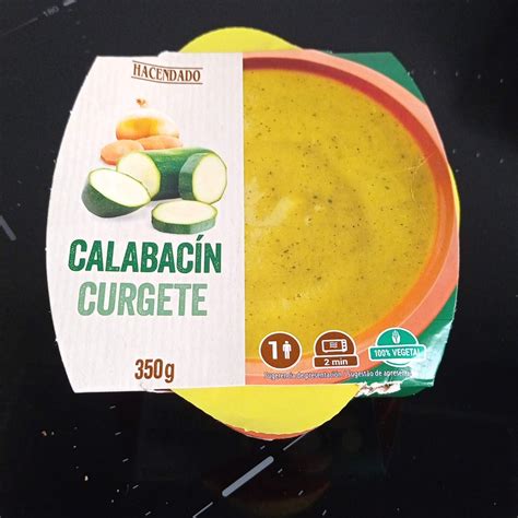 Crema de calabacín Hacendado