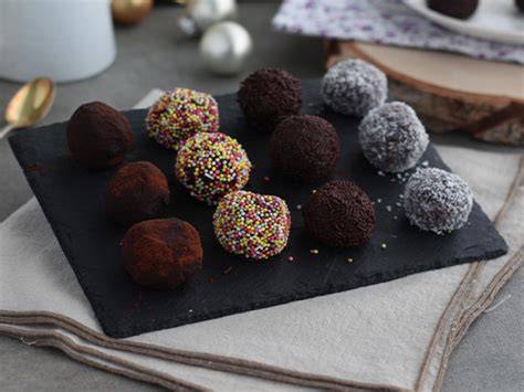 Trufas de chocolate decoradas
