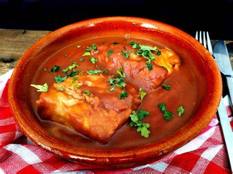 Bacalao a la vizcaína, plato icónico de la cocina vasca