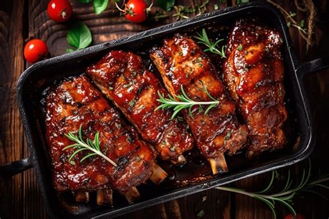 Costillas BBQ glaseadas