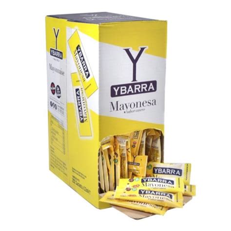 Monodosis de mayonesa Ybarra para hostelería