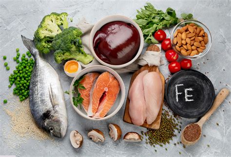 Fuentes de hierro en la alimentación
