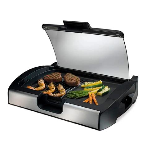 Plancha eléctrica con tapa