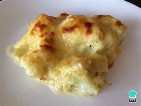 Coliflor gratinada sin bechamel tradicional