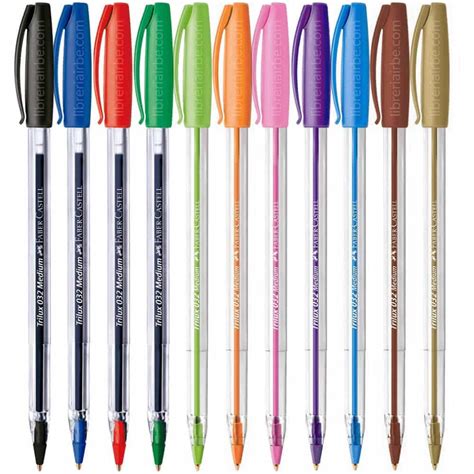 Gama de colores de bolígrafos Faber-Castell