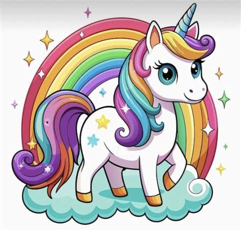 Ilustración de una tarta Unicornio con detalles de precios