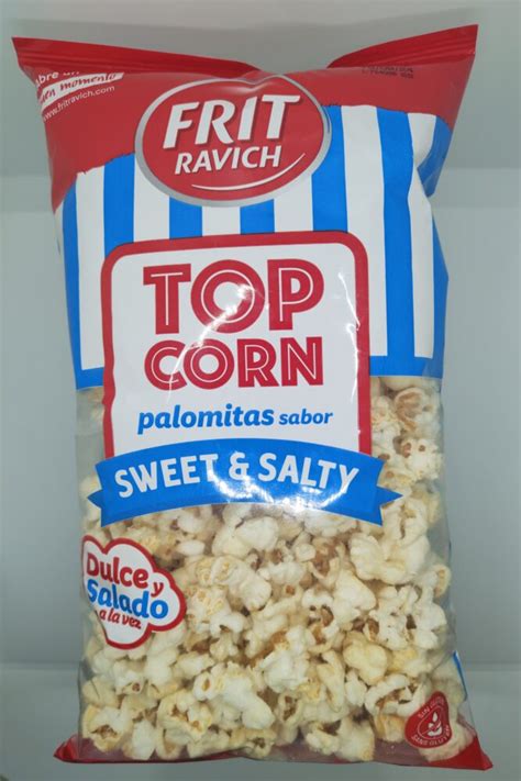 Palomitas dulces y saladas en un bol