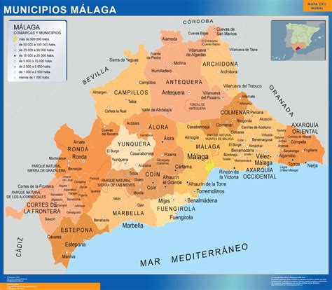 Mapa de Málaga con la ubicación del C.C. Vialia
