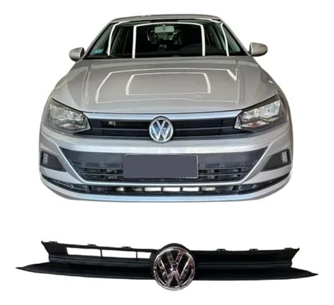 Esquema de la parrilla delantera del VW Polo con sus componentes