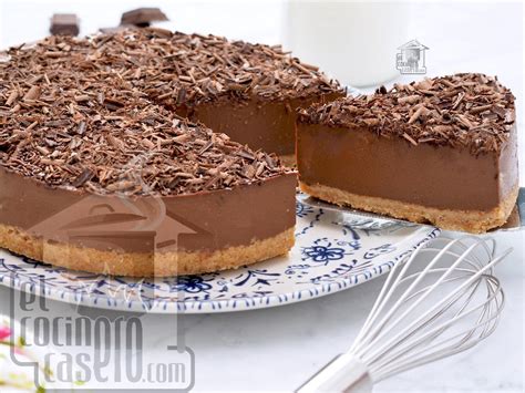 Tarta de cuajada de chocolate