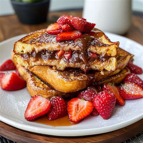 Tostada francesa de Nutella