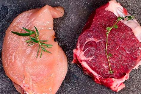 Diferencias entre carne roja y blanca