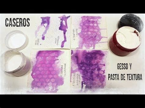 Comparativa visual entre Gesso y pasta de textura