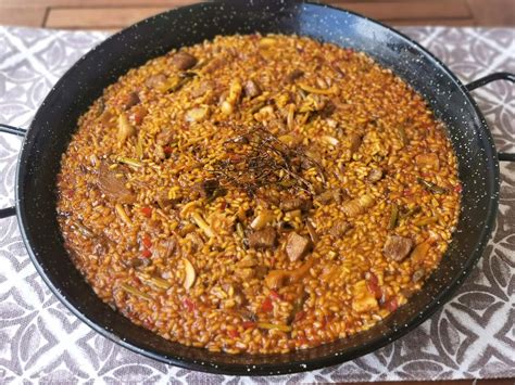 Arroz meloso con lomo y verduras